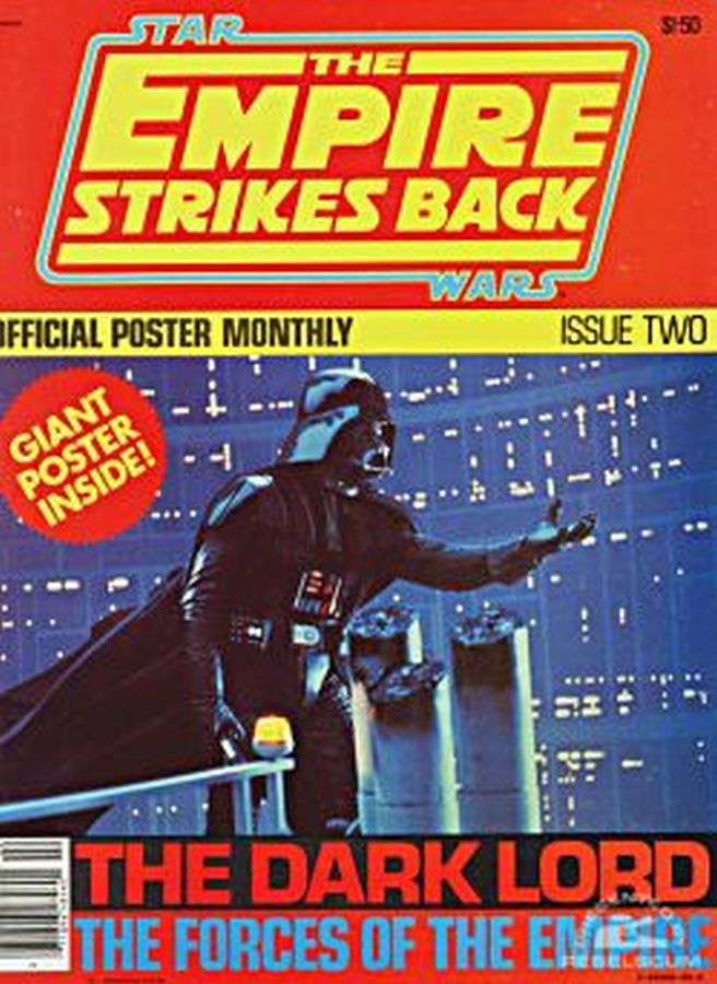 EMPIRE STRIKES BACK OFFICIAL POSTER MONTHLY magazine cover Issue 2 June 1980
