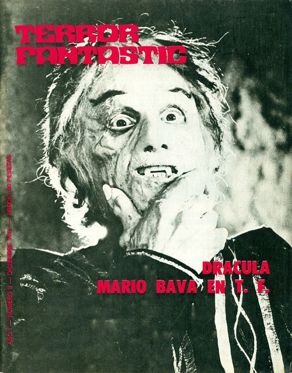 TERROR FANTASTIC magazine cover Issue 3 December 1971