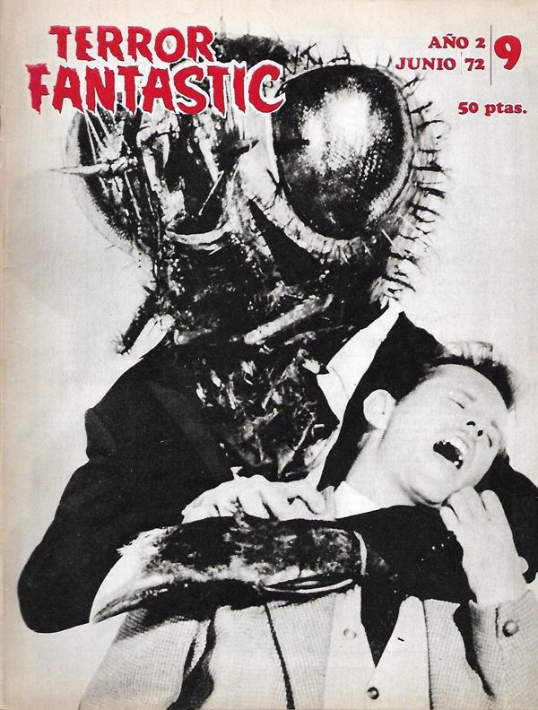 TERROR FANTASTIC magazine cover Issue 9 June 1972