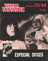 TERROR FANTASTIC magazine cover Issue 14 November 1972