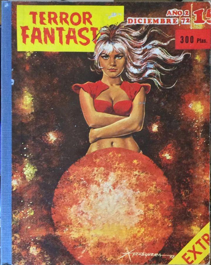 TERROR FANTASTIC magazine cover Issue 15 December 1972