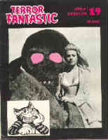 TERROR FANTASTIC magazine cover Issue 19 April 1973