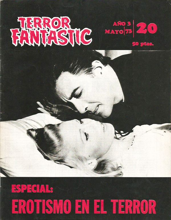 TERROR FANTASTIC magazine cover Issue 20 May 1973