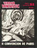 TERROR FANTASTIC magazine cover Issue 21 June 1973