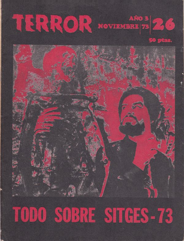 TERROR FANTASTIC magazine cover Issue 26 November 1973