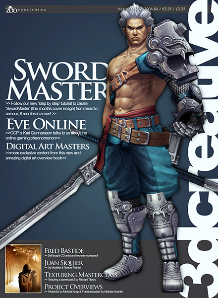 3D CREATIVE magazine side cover Issue 9 May 2006