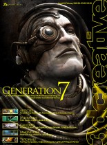 3D CREATIVE magazine side cover Issue 18 February 2007
