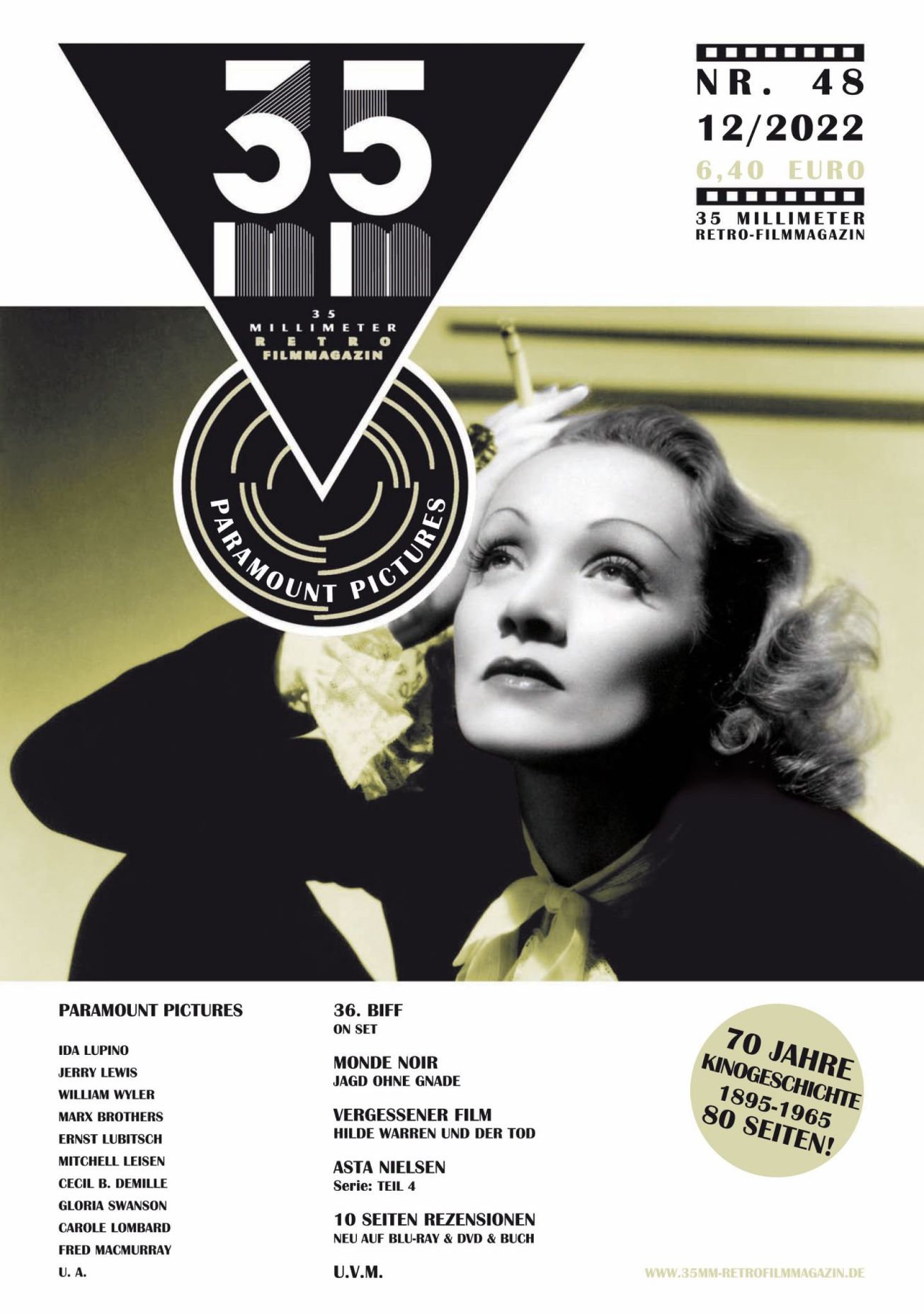 35MM magazine cover Issue 48  December 2022