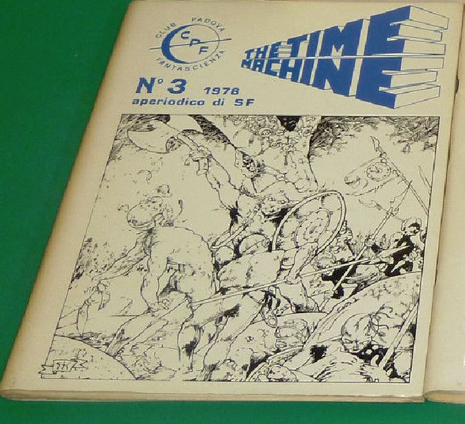 TIME MACHINE magazine cover Issue 3  1978
