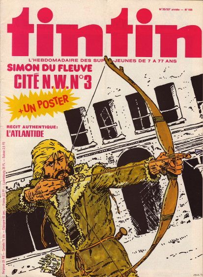 TINTIN magazine cover Issue 155  1978