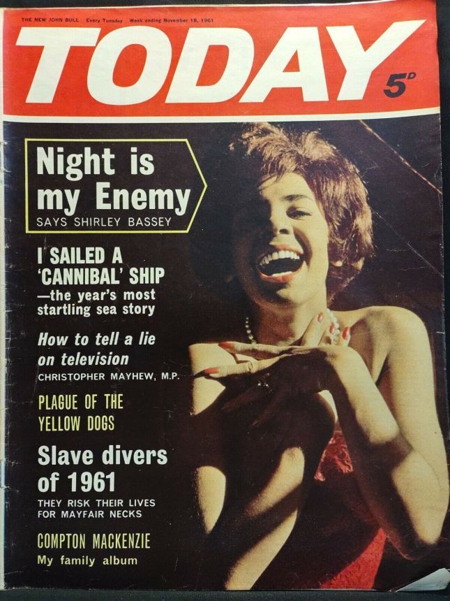 TODAY magazine side cover 18 November 1961