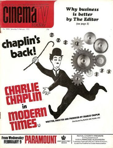 TODAYS CINEMA magazine side cover 5 February 1972