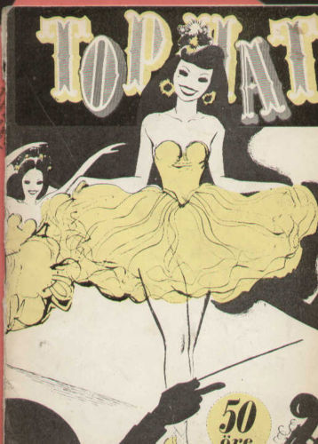 TOP HAT magazine cover Issue 21  1947