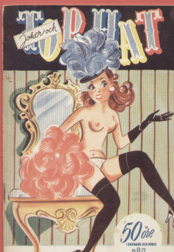 TOP HAT magazine cover Issue 6  1950