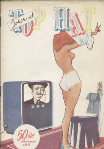TOP HAT magazine cover Issue 24  1950