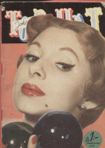 TOP HAT magazine cover Issue 18  1954
