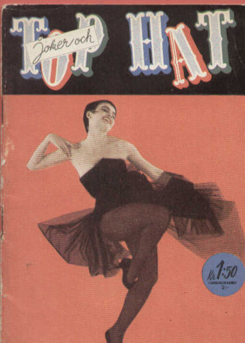 TOP HAT magazine cover Issue 23  1954