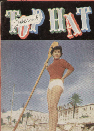 TOP HAT magazine cover Issue 14  1955