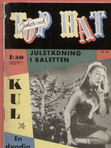 TOP HAT magazine cover Issue 24  1956