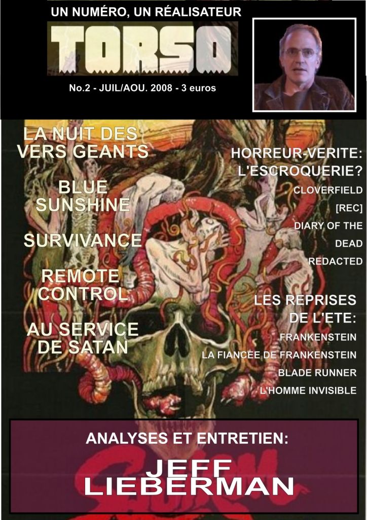 TORSO magazine cover Issue 2 July/August 2008