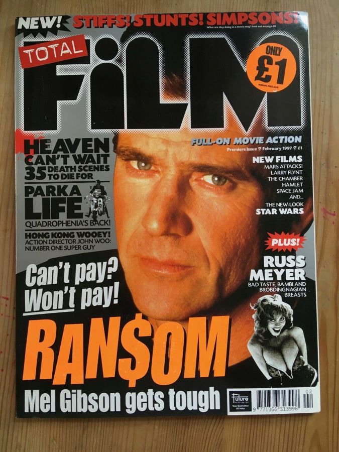 TOTAL FILM magazine cover Issue 1 February 1997