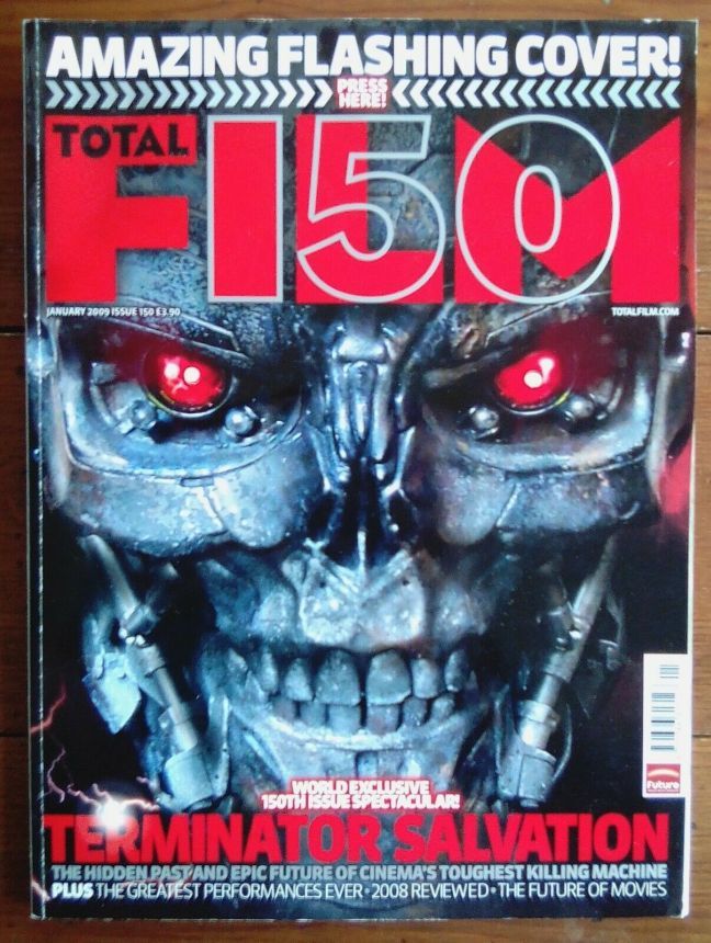 TOTAL FILM magazine cover Issue 150 January 2009