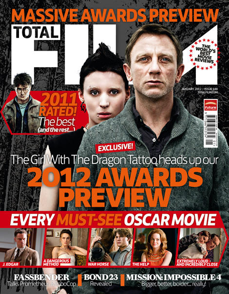 TOTAL FILM magazine cover Issue 188 January 2012
