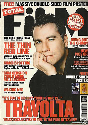 TOTAL FILM magazine cover Issue 27 April 1999