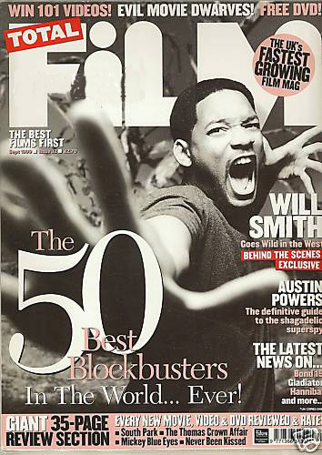TOTAL FILM magazine cover Issue 32 September 1999