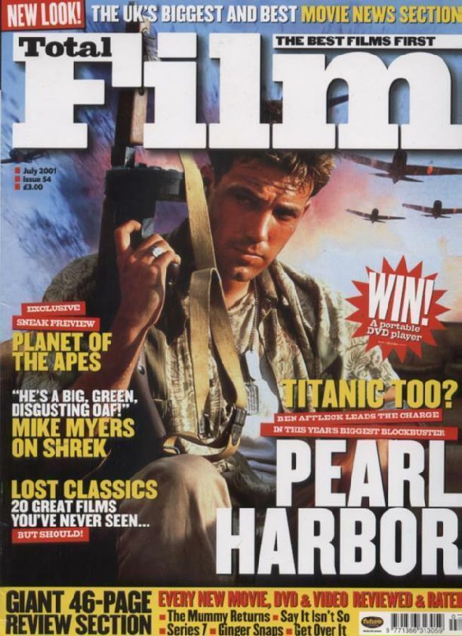 TOTAL FILM magazine cover Issue 54 July 2001