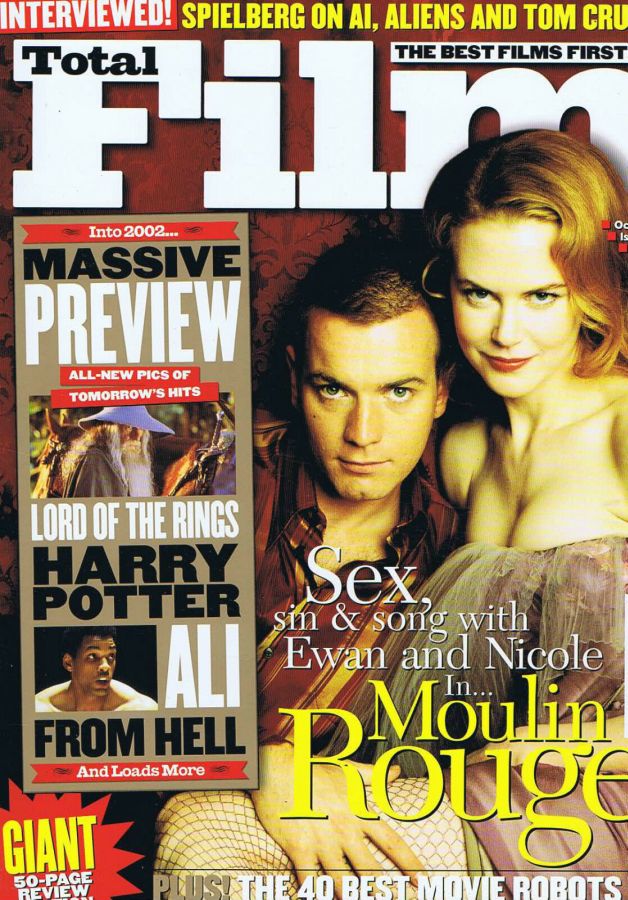 TOTAL FILM magazine cover Issue 57 October 2001