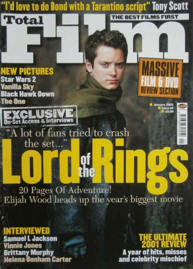 TOTAL FILM magazine cover Issue 60 January 2002