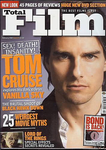 TOTAL FILM magazine cover Issue 61 February 2002