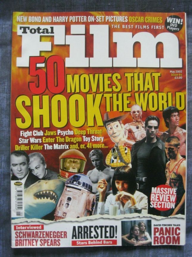 TOTAL FILM magazine cover Issue 64 May 2002
