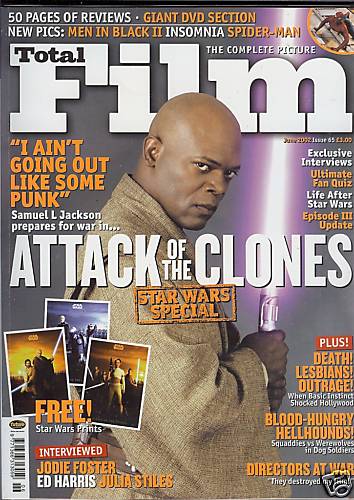 TOTAL FILM magazine cover Issue 65 June 2002