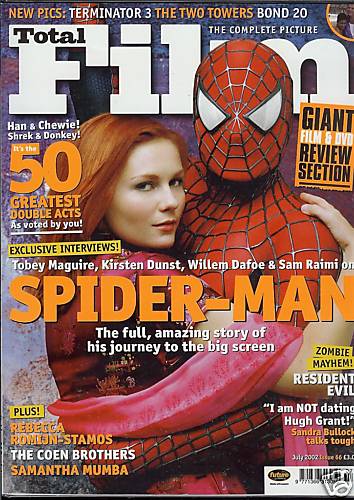 TOTAL FILM magazine cover Issue 66 July 2002
