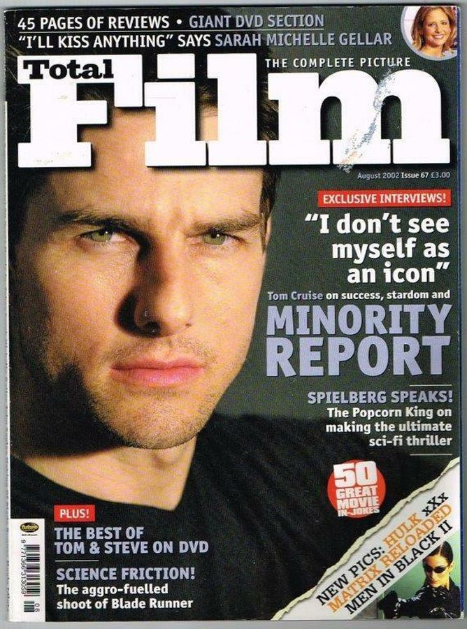 TOTAL FILM magazine cover Issue 67 August 2002