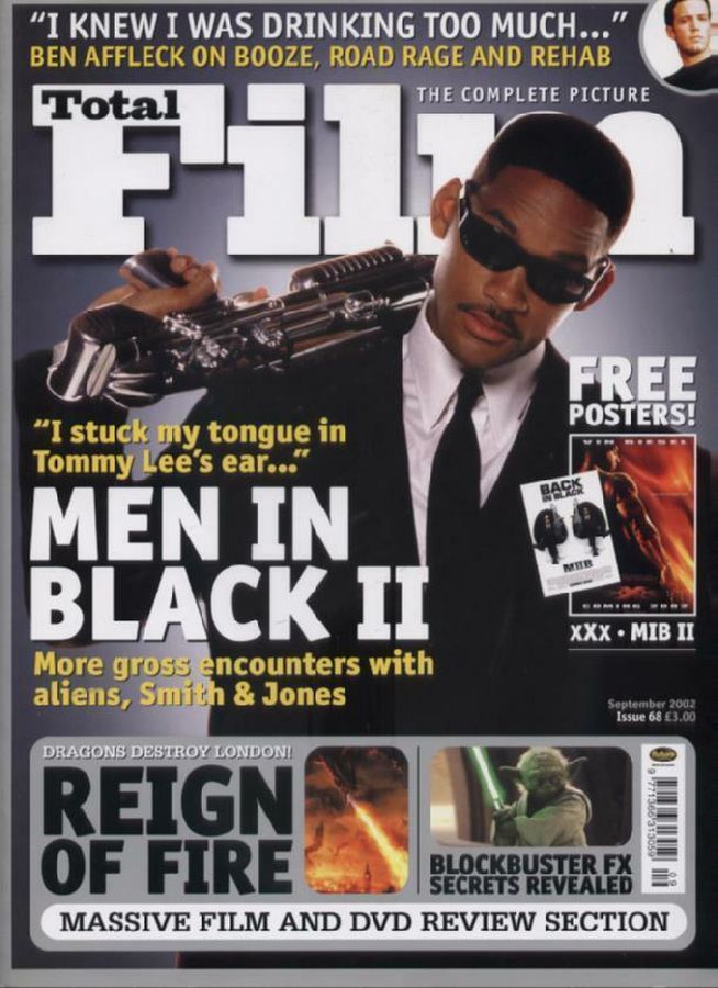 TOTAL FILM magazine cover Issue 68 September 2002