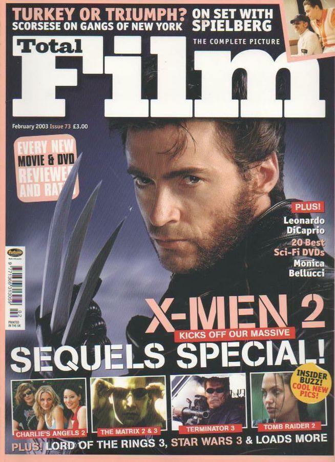 TOTAL FILM magazine cover Issue 73 February 2003