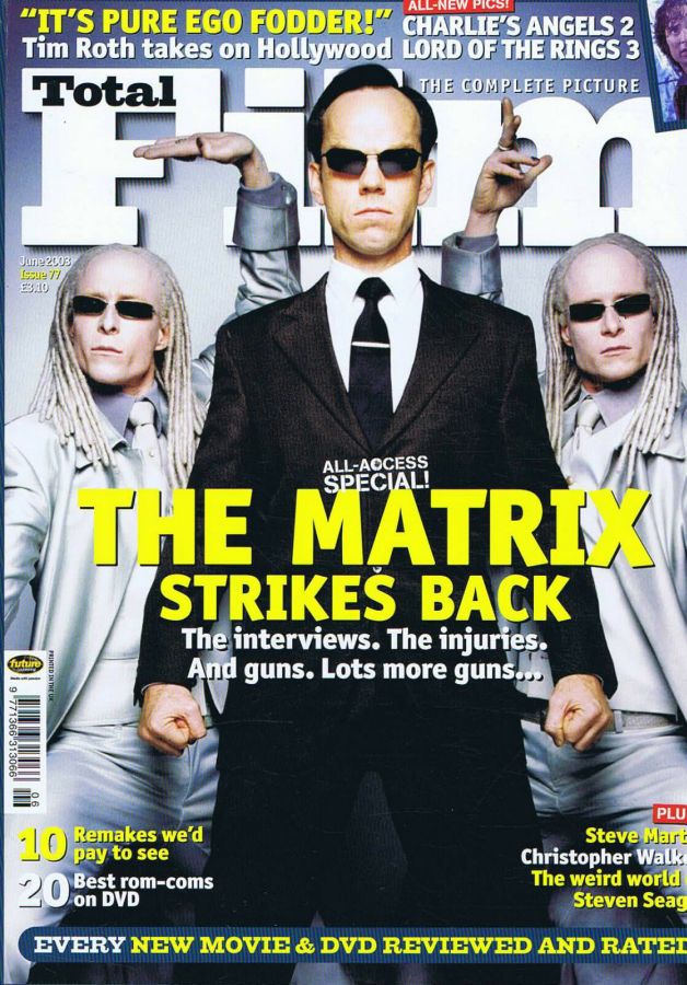 TOTAL FILM magazine cover Issue 77 June 2003