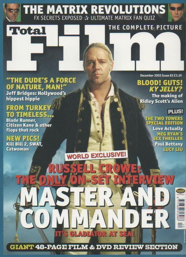 TOTAL FILM magazine cover Issue 83 December 2003