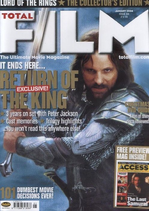TOTAL FILM magazine cover Issue 84 January 2004