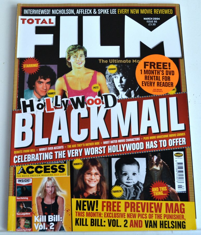 TOTAL FILM magazine cover Issue 86 March 2004