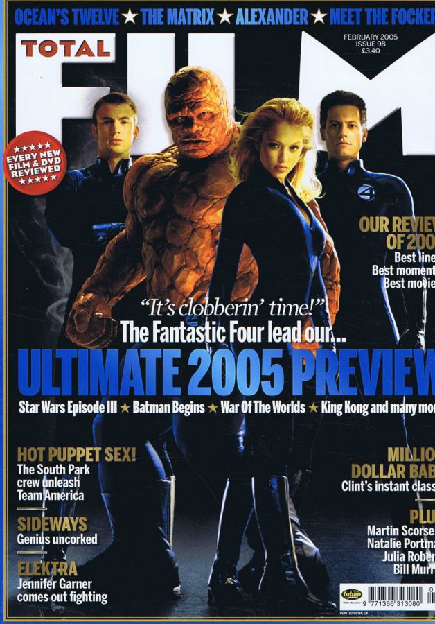 TOTAL FILM magazine cover Issue 98 February 2005