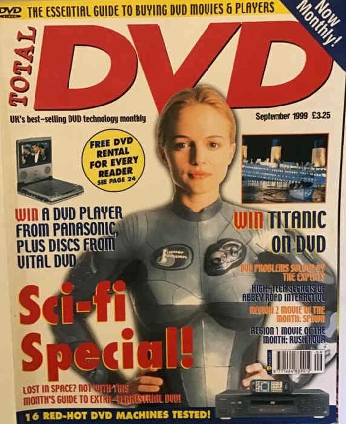 TOTAL DVD magazine side cover Issue 5 September 1999
