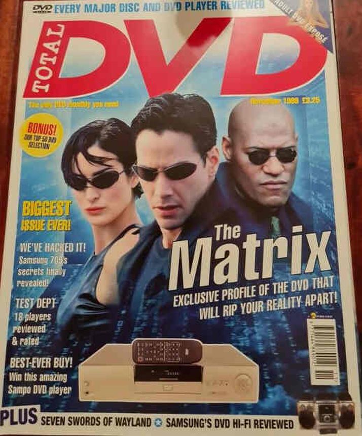 TOTAL DVD magazine side cover Issue 7 November 1999