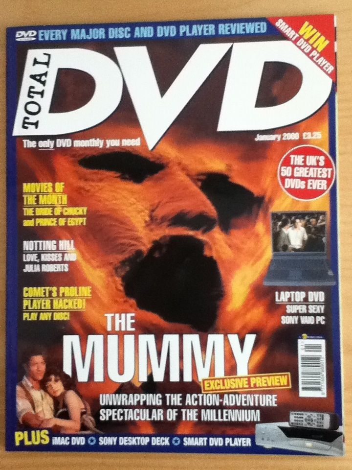 TOTAL DVD magazine side cover Issue 9 January 2000