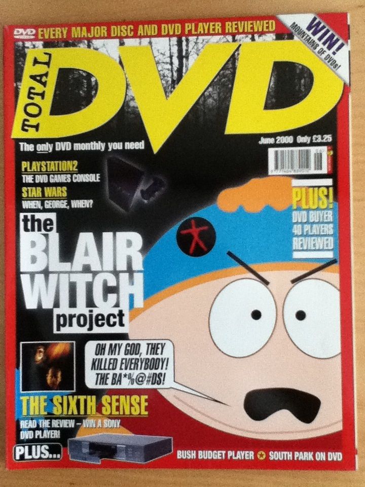 TOTAL DVD magazine side cover Issue 14 June 2000