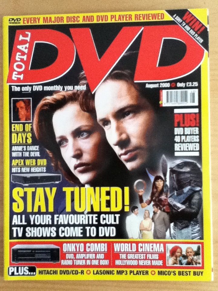 TOTAL DVD magazine side cover Issue 16 August 2000