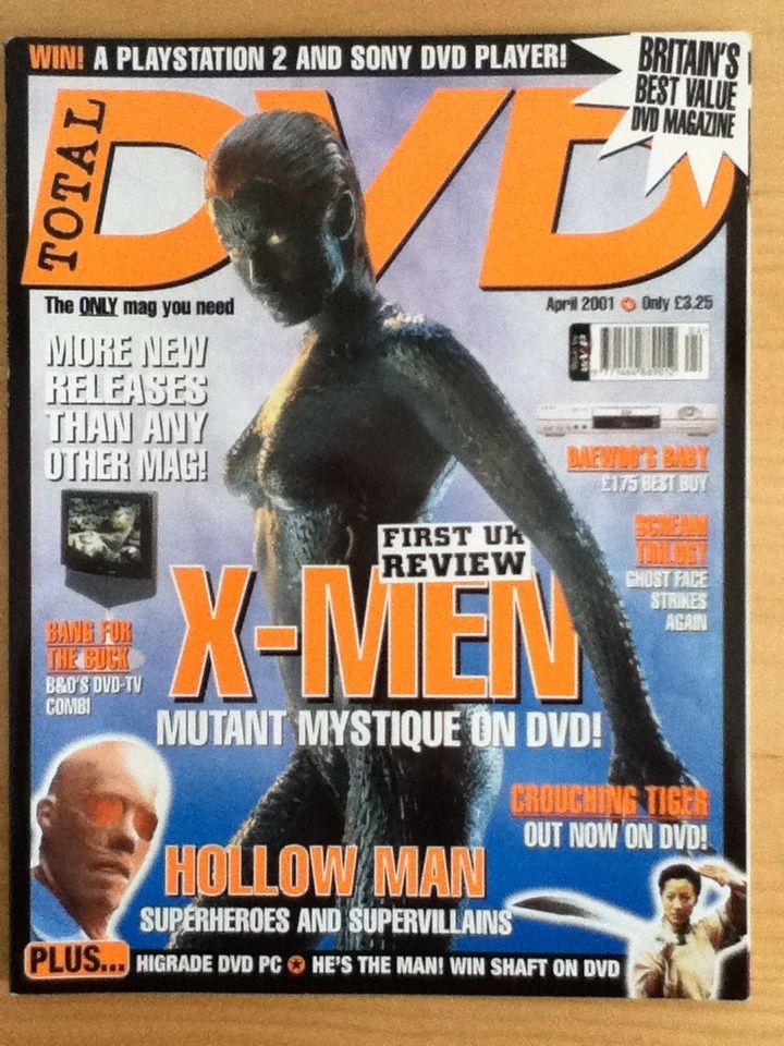 TOTAL DVD magazine side cover Issue 24 April 2001